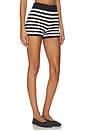 view 2 of 6 Inez Shorts in Black & White