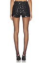 view 4 of 6 Ziggy Shorts in Black Metallic Sequins