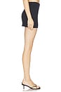 view 3 of 6 Josie Mini Skort in Black Rib Knit