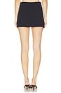 view 4 of 6 Josie Mini Skort in Black Rib Knit