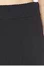 view 6 of 6 Josie Mini Skort in Black Rib Knit