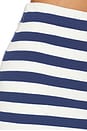view 6 of 6 All Night Skort in Navy Stripe Delight Knit