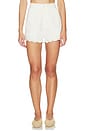 view 1 of 6 Lyla Shorts in White Eyelet Embroidery in White Eyelet Embroirdery