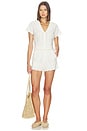 view 5 of 6 Lyla Shorts in White Eyelet Embroidery in White Eyelet Embroirdery