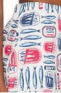 view 6 of 6 All Night Skort in Sardine Border