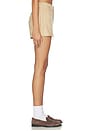 view 3 of 6 Vancouver Skort in Beige Faux Suede