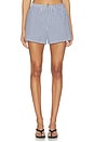 view 1 of 6 Hendrix Dolphin Shorts in Navy Gingham