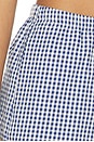 view 6 of 6 Hendrix Dolphin Shorts in Navy Gingham