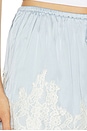 view 7 of 7 SHORT SANDRA in Blue Satin