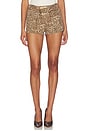 view 2 of 7 SHORT ASHER  in Mod Leopard Denim