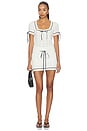 view 5 of 6 Simone Mini Skort in Ivory Knit