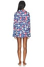 view 3 of 5 Beauty Sleep Pj Set in Navy Salty Sardines Silky