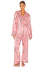 view 1 of 3 Classic PJ Set in Peppermint Stripe