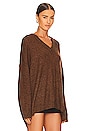 view 2 of 4 Ozzy Oversized Sweater in Chocolate Knit