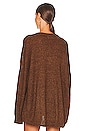view 3 of 4 Ozzy Oversized Sweater in Chocolate Knit