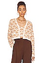 view 1 of 4 Carti Cardi in Honey Wildflower Knit