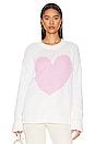 view 1 of 4 Sweetheart Sweater in Pink Heart