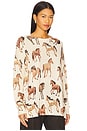 view 2 of 4 Bonfire Sweater in Wild Horses Knit