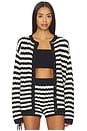view 1 of 5 Inez Cardigan in Black & White
