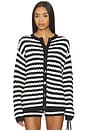 view 2 of 5 Inez Cardigan in Black & White