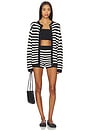view 5 of 5 Inez Cardigan in Black & White