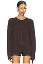 view 1 of 4 x REVOLVE Throw On Cardigan in Chocolate Cable Knit