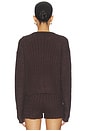 view 3 of 4 x REVOLVE Throw On Cardigan in Chocolate Cable Knit