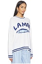 view 2 of 4 JERSEY SETTLE in La Mer Graphic Knit