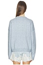 view 4 of 5 Foster Cardigan in Blue Knit