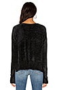view 3 of 4 Hug Me Crop Sweater in Black Chenille