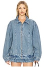 view 2 of 5 Carter Bomber Jacket in Ozone Indigo