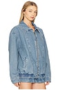 view 3 of 5 Carter Bomber Jacket in Ozone Indigo