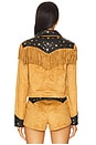 view 3 of 4 Wilson Jacket in Sepia Faux Suede