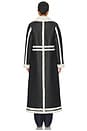view 4 of 4 Swiss Alps Coat in Black Faux Leather With Sherpa