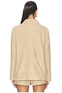 view 4 of 5 ROPA DE CALLE VANCOUVER JACKET in Beige Faux Suede