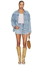 view 5 of 5 Ojai Fringe Jacket in Jet Stream Blue