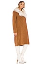 view 2 of 3 КУРТКА STAY WARM in Mocha Faux Fur Sherpa With Faux Fur