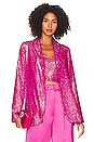 view 1 of 6 Dance Blazer in Pink Disco Sequin