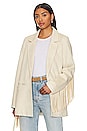 view 1 of 5 Sierra Fringe Jacket in Cream Faux Suede