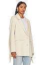 view 3 of 5 Sierra Fringe Jacket in Cream Faux Suede