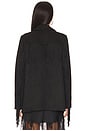 view 4 of 5 Sierra Fringe Jacket in Black Faux Suede