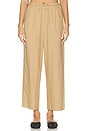 view 1 of 4 Peggy Pants in Tan Linen