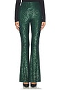 view 1 of 6 Mercury Bells Pant in Emerald Sequins