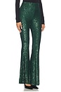 view 2 of 6 Mercury Bells Pant in Emerald Sequins