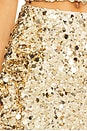 view 6 of 6 Mixer Mini Skirt in Gold Metallic