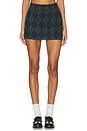 view 1 of 6 Cher Mini Skort in Oxford Argyle Knit