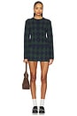 view 5 of 6 Cher Mini Skort in Oxford Argyle Knit