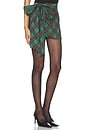 view 2 of 6 Iva Bow Skirt in Mistletoe Plaid