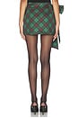 view 4 of 6 Iva Bow Skirt in Mistletoe Plaid