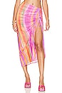 view 1 of 4 Dazy Skirt in Sunrise Stripe